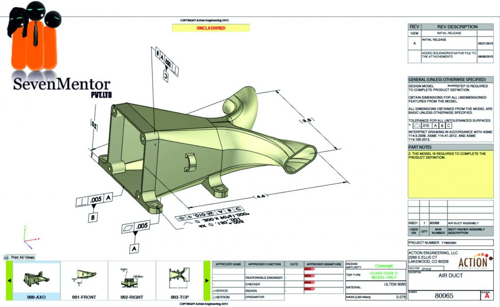 Block Design for Engineering Drawing